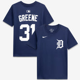 Riley Greene Detroit Tigers Nike Youth Name & Number T-Shirt | MLB Outlet