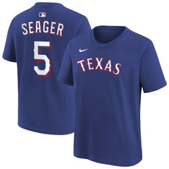 Corey Seager Texas Rangers Nike Youth Name & Number T-Shirt | MLB Online