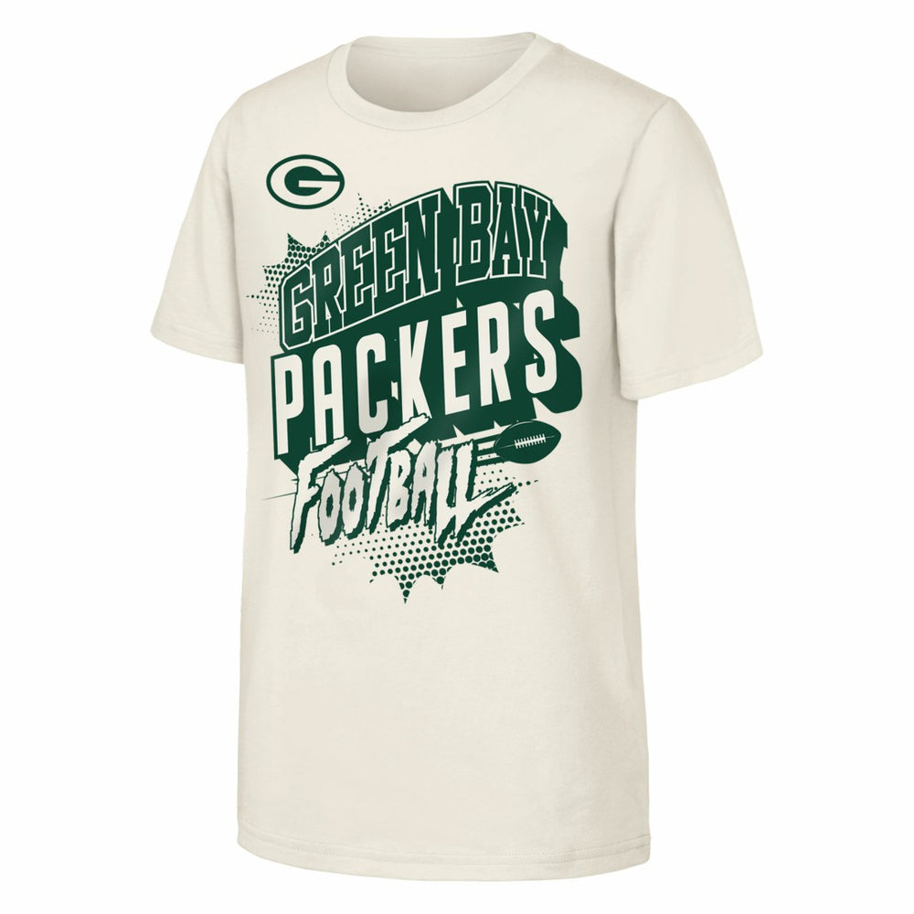 Green Bay Packers Outerstuff Youth Action Comic T-Shirt