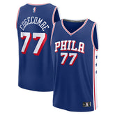 V. J. Edgecombe Philadelphia 76ers Youth 2025 NBA Draft First Round Pick Fast Break Replica Jersey For Sale