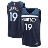 Joan Beringer Minnesota Timberwolves 2025 NBA Draft First Round Pick Fast Break Replica Jersey New