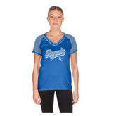 Kansas City Royals New Era Women's Gameday V-Neck T-Shirt | MLB Outlet