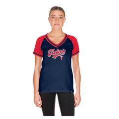 Minnesota Twins New Era Women's Gameday V-Neck T-Shirt | MLB US