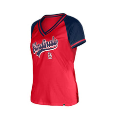 St. Louis Cardinals New Era Women's Gameday V-Neck T-Shirt | MLB Discount