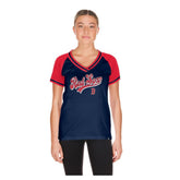 Boston Red Sox New Era Women's Gameday V-Neck T-Shirt | MLB For sale
