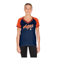 Houston Astros New Era Women's Gameday V-Neck T-Shirt | MLB Outlet