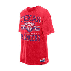 Texas Rangers New Era Women's Oversized Boyfriend T-Shirt | MLB Discount