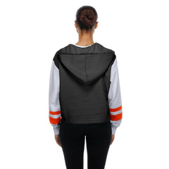 San Francisco Giants New Era Women's Boxy Lace-Up Hoodie | MLB New