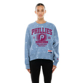 Philadelphia Phillies New Era Women's Throwback Oversized Boxy Sweatshirt | MLB Shop