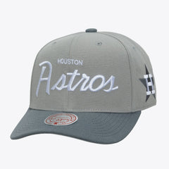 Houston Astros Mitchell & Ness Cooperstown Thunderstorm Head Coach Pro-Crown Adjustable Hat | MLB Shop
