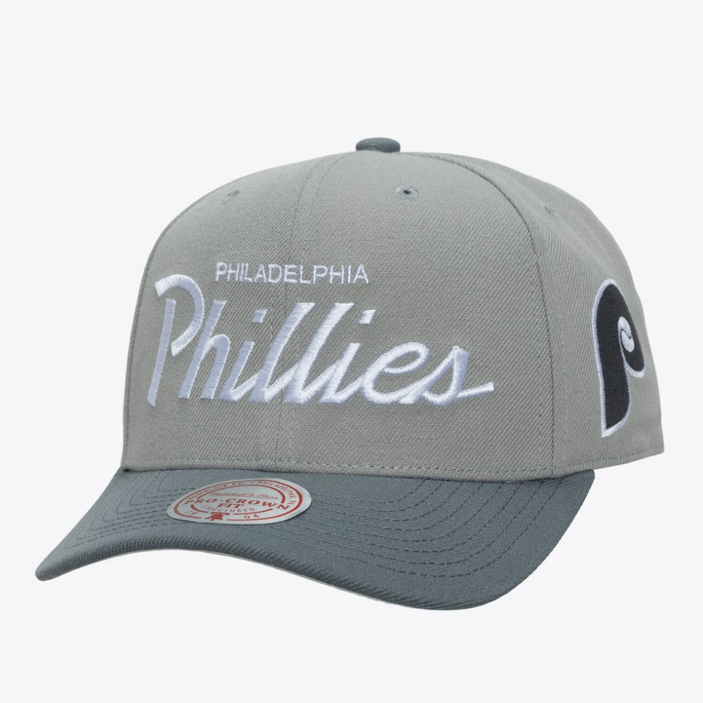 Philadelphia Phillies Mitchell & Ness Cooperstown Thunderstorm Head Coach Pro-Crown Adjustable Hat | MLB Online
