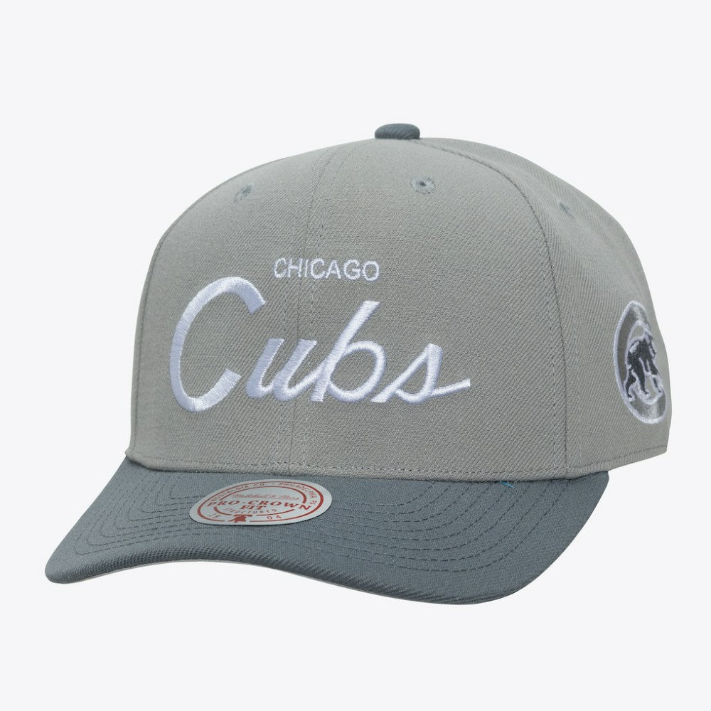 Chicago Cubs Mitchell & Ness Thunderstorm Head Coach Pro-Crown Adjustable Hat | MLB For sale