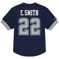 Dallas Cowboys Mitchell & Ness Emmitt Smith Retired Player Name & Number Mesh T-Shirt