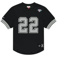 Dallas Cowboys Mitchell & Ness Emmitt Smith Retired Player Name & Number Mesh Top