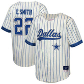 Dallas Cowboys Mitchell & Ness Emmitt Smith Youth Retired Player Name & Number Baseball Jersey