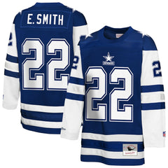 Dallas Cowboys Mitchell & Ness Emmitt Smith Youth Hockey Fashion Jersey