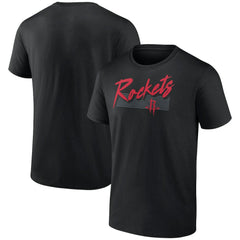 Houston Rockets Color Block Slant Quick Strike T-Shirt Discount