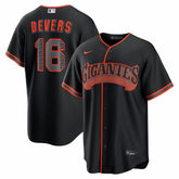 Rafael Devers San Francisco Giants Alternate Replica Jersey - Black