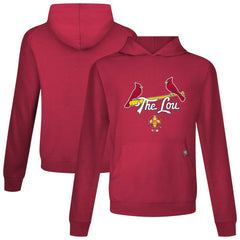St. Louis Cardinals Levelwear City Connect Relay Back Splash Pullover Hoodie | MLB US
