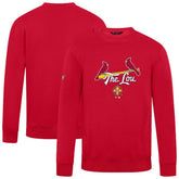 St. Louis Cardinals Levelwear City Connect Zane Back Splash Sweatshirt | MLB Outlet