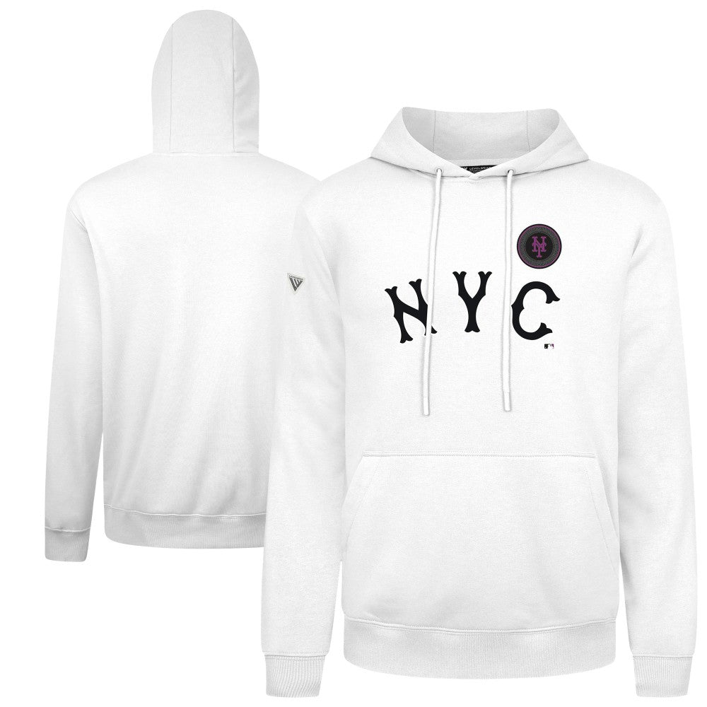 New York Mets Levelwear City Connect Podium Core Logo Pullover Hoodie | MLB Near me