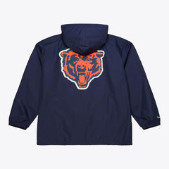 Chicago Bears Mitchell & Ness Coaches Full-Snap Hooded Windbreaker Jacket