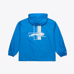 Detroit Lions Mitchell & Ness Coaches Full-Snap Hooded Windbreaker Jacket
