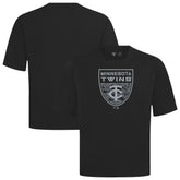 Minnesota Twins Levelwear Oversized Luxe Signature Knit Buckler T-Shirt | MLB Discount