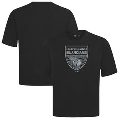 Cleveland Guardians Levelwear Oversized Luxe Signature Knit Buckler T-Shirt | MLB Online