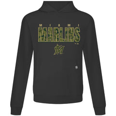 Miami Marlins Levelwear Relay Protect Pullover Hoodie | MLB Shop