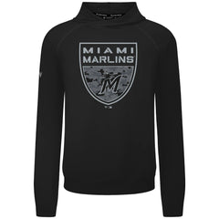 Miami Marlins Levelwear Mandate Buckler Tri-Blend Pullover Hoodie | MLB Online