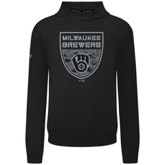 Milwaukee Brewers Levelwear Mandate Buckler Tri-Blend Pullover Hoodie | MLB US