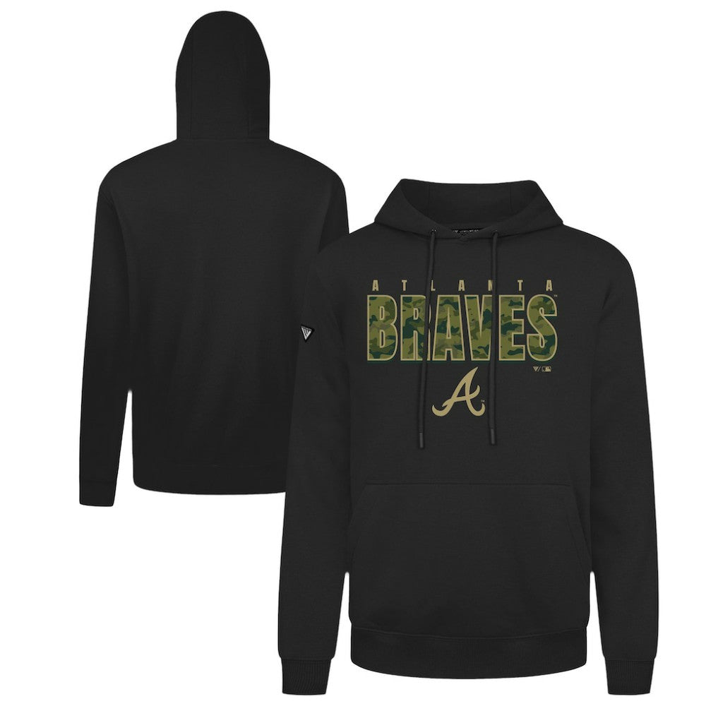 Atlanta Braves Levelwear Podium Protect Pullover Hoodie | MLB Sale