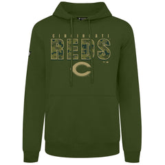 Cincinnati Reds Levelwear Podium Protect Pullover Hoodie | MLB On Sale