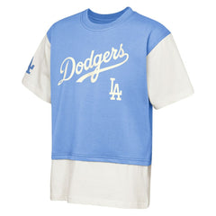 Los Angeles Dodgers Outerstuff Youth Ultimate Pastels Premium Double Run T-Shirt | MLB Shop