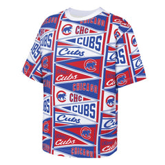 Chicago Cubs Outerstuff Youth All-Over Pennant T-Shirt | MLB Sale