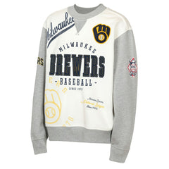 Milwaukee Brewers Outerstuff Youth Big League Power Hit Fleece Sweatshirt | MLB US