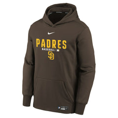 San Diego Padres Nike Youth Authentic Collection Therma-FIT Hoodie | MLB New