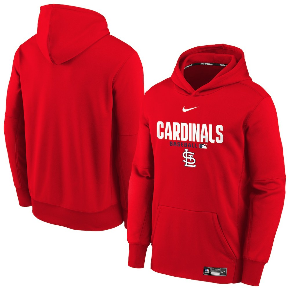 St. Louis Cardinals Nike Youth Authentic Collection Therma-FIT Hoodie | MLB New