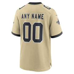New Orleans Saints Nike Youth Gameday Golds Alternate Custom Game Jersey