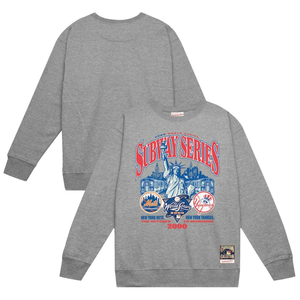 New York Yankees vs. New York Mets Mitchell & Ness 2000 World Series Pullover Sweatshirt | MLB Shop