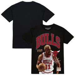 Dennis Rodman Chicago Bulls Hardwood Classics Player Arch T-Shirt sale Outlet