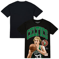 Larry Bird Boston Celtics Hardwood Classics Player Arch T-Shirt New