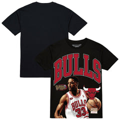 Scottie Pippen Chicago Bulls Hardwood Classics Player Arch T-Shirt sale Discount