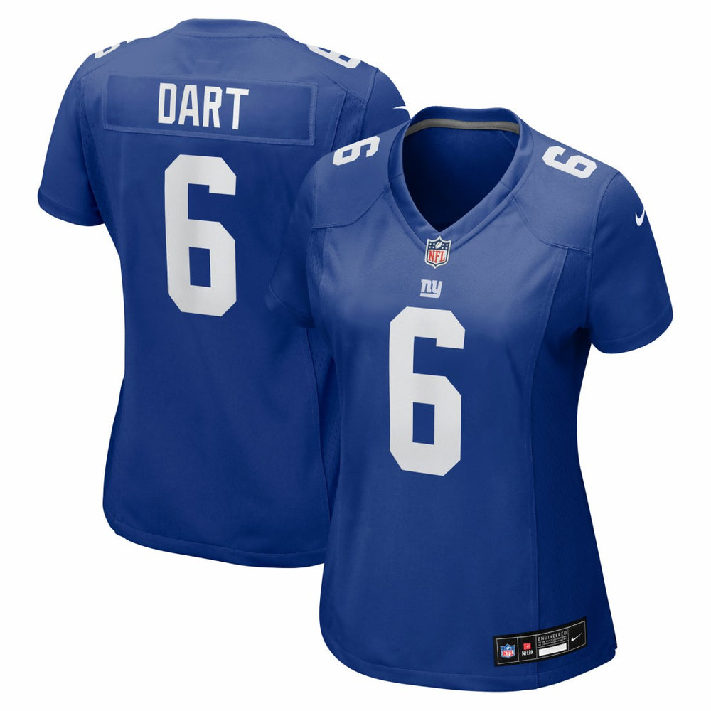 New York Giants Nike Jaxson Dart Women's Team Game Jersey