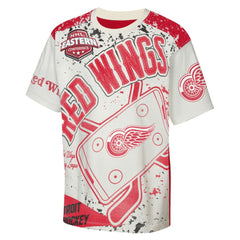 Detroit Red Wings Outerstuff Youth Top Player T-Shirt For Sale