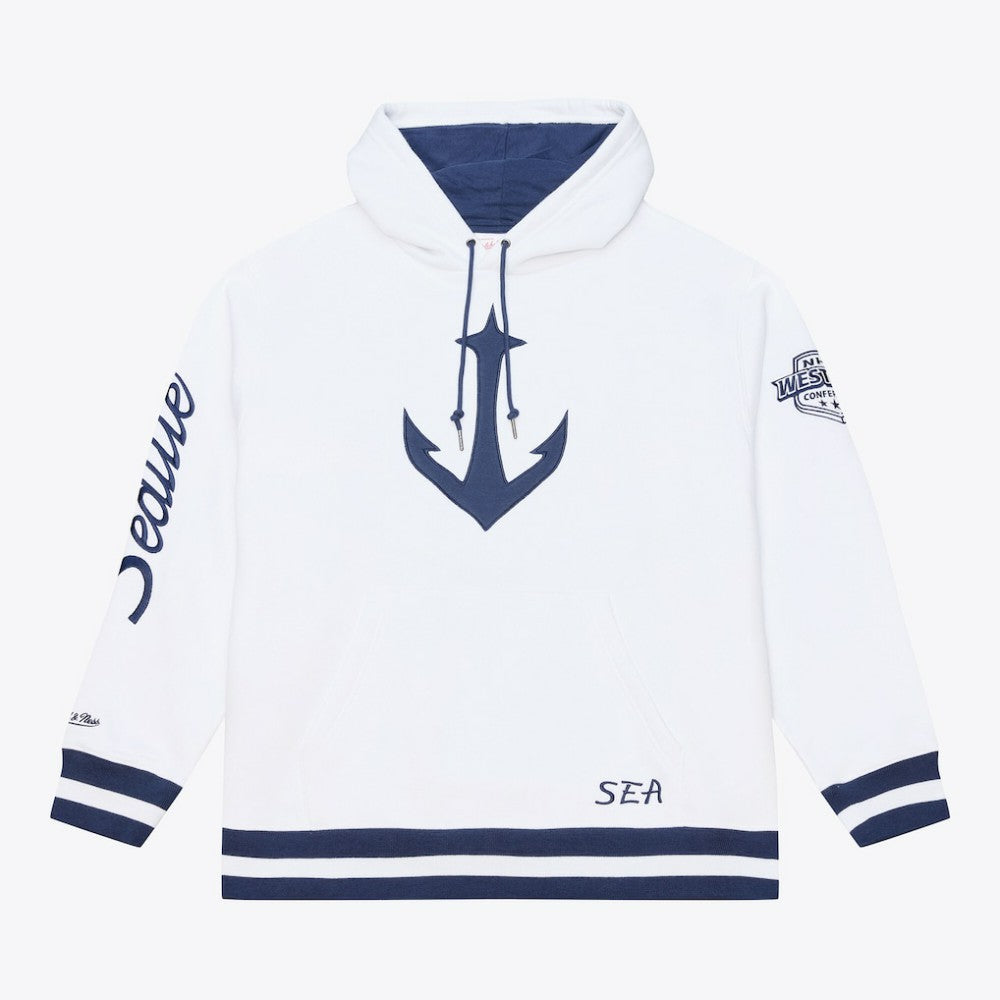 Seattle Kraken Mitchell & Ness Arctic Fleece Hoodie Discount