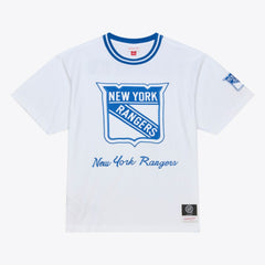 New York Rangers Mitchell & Ness Arctic T-Shirt- White For Sale