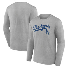 Los Angeles Dodgers Team Lockup Long Sleeve T-Shirt | MLB Shop