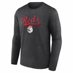Cincinnati Reds Team Lockup Long Sleeve T-Shirt | MLB For sale